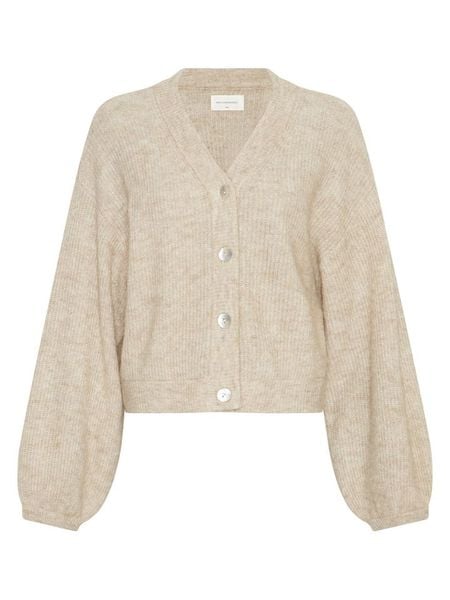 MOSS COPENHAGEN Kardigan "Hila Hope" w kolorze kremowym rozmiar: L/XL. Brązowe kardigany Moss Copenhagen. Za 200,13 zł.