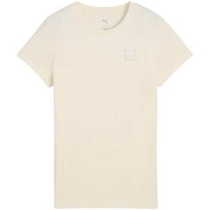 T-shirt Damski ESS Elevated. Brązowe t-shirty Puma, bez wzorów, bez kołnierzyka, bez ramiączek. Za 120,99 zł.