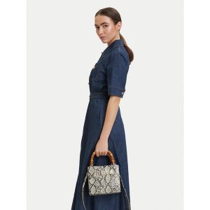 Torebka Just Cavalli. Szare torebki klasyczne Just Cavalli, bez wzorów, bez dodatków. Za 505,99 zł.