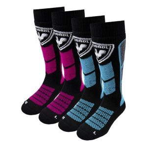 Skarpety narciarskie damskie Rossignol L3 Thermotech 2 pary. Czarne skarpetki Rossignol, bez wzorów. Za 180,00 zł.