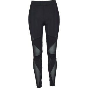 Legginsy damskie Urban Classic mesh triangle GT. Czarne legginsy Urban Classics, bez wzorów, z meshu. Za 148,00 zł.
