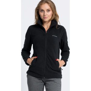 Columbia - Bluza Fast Trek II. Czarne bluzy marki Columbia, z dzianiny. W wyprzedaży za 169,90 zł.