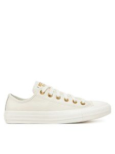 Converse Trampki Chuck Taylor All Star Gold A13814C Écru. Trampki Converse, bez wzorów, ze skóry, bez zapięcia. Za 319,99 zł.