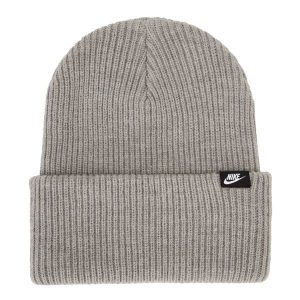 Czapka zimowa Nike Peak Futura Beanie. Szare czapki Nike, bez wzorów. Za 119,99 zł.