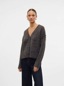 Vero Moda Kardigan w kolorze antracytowym rozmiar: M. Czarne kardigany Vero Moda, z wełny. Za 70,41 zł.