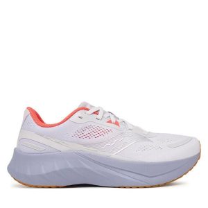 Buty do biegania Saucony. Szare buty sportowe Saucony, bez wzorów, bez zapięcia, do biegania. Za 449,99 zł.