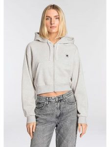 Converse Bluza w kolorze szarym rozmiar: L. Szare bluzy Converse, l, bez wzorów, bez kaptura. Za 184,46 zł.