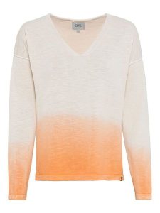 Camel Active Koszulka w kolorze beżowo-pomarańczowym rozmiar: L. Brązowe bluzki Camel Active, l, bez wzorów, z bawełny, bez kołnierzyka, bez ramiączek. Za 171,28 zł.