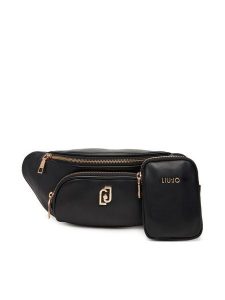 Liu Jo Saszetka nerka M Bumbag AF5178 E0077 Czarny. Czarne nerki i saszetki Liu Jo, bez wzorów, ze skóry, bez dodatków. Za 539,99 zł.