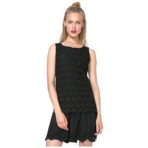 Desigual Sukienka Damska Barcelona 42 Czarny. Sukienki marki Desigual. W wyprzedaży za 358,00 zł.