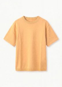 Cienki sweter z czystej bawełny organicznej. Brązowe swetry klasyczne bonprix, z bawełny, bez kołnierzyka. Za 99,99 zł.