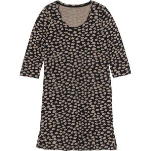Koszula nocna bonprix czarno-brunatny wzorzysty. Koszule nocne marki bonprix. Za 21,99 zł.