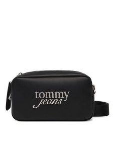 Tommy Jeans Torebka Tjw Bold Script Camera Bag AW0AW17897 Czarny. Czarne listonoszki Tommy Jeans, bez wzorów, z jeansu, bez dodatków. Za 269,99 zł.