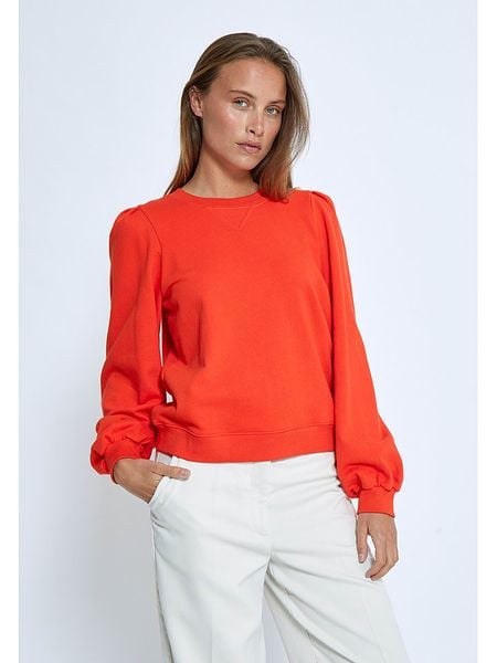 Peppercorn Bluza w kolorze czerwonym rozmiar: M. Czerwone bluzy Peppercorn, m, bez wzorów, z bawełny, bez kaptura. Za 159,95 zł.