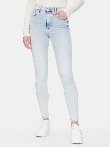 Tommy Jeans Jeansy Sylvia Hgh Skn Bi1213 DW0DW20025 Niebieski Regular Fit. Niebieskie jeansy Tommy Jeans, bez wzorów, z bawełny. Za 269,99 zł.