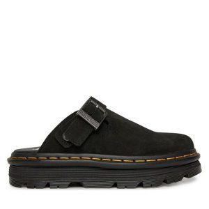 Klapki Dr. Martens. Czarne klapki Dr. Martens, bez wzorów, bez obcasa. Za 482,99 zł.