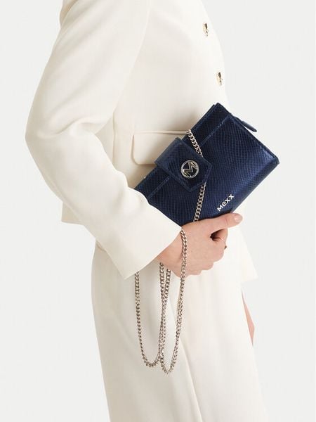 MEXX Torebka CEO-MEXX-S-002-09 Granatowy. Niebieskie torebki klasyczne Mexx, bez wzorów, z materiału, bez dodatków. Za 169,99 zł.