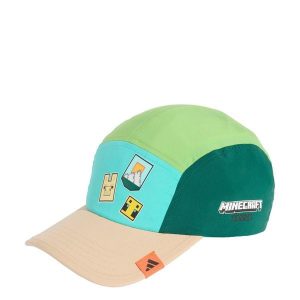 Czapka Adidas Minecraft Youth. Niebieskie czapki ADIDAS, bez wzorów. Za 99,95 zł.