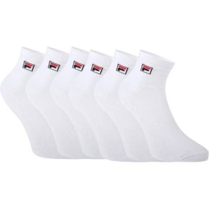 Fila Quarter skarpety 6-pack unisex, biały, 43–46. Białe skarpetki Fila, bez wzorów. Za 163,99 zł.