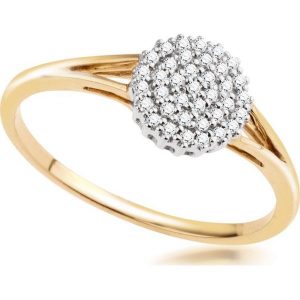 Pierścionek - , Diament 0,14ct. Pierścionki marki W.KRUK. Za 1 490,00 zł.
