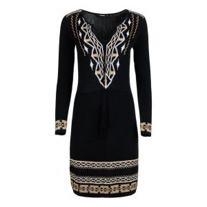 Desigual Sukienka Damska Neltu Xs Czarny. Sukienki marki Desigual. W wyprzedaży za 302,00 zł.