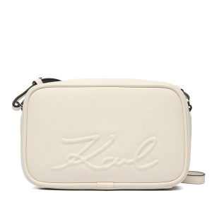 Torebka KARL LAGERFELD. Białe torebki klasyczne KARL LAGERFELD, bez wzorów, bez dodatków. Za 649,99 zł.