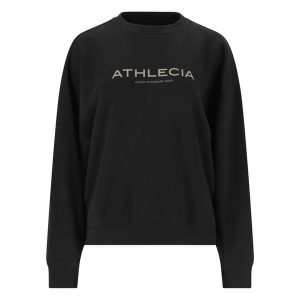 Bluza damska Athlecia Atkins. Czarne bluzy Athlecia, bez wzorów, bez kaptura. Za 168,00 zł.