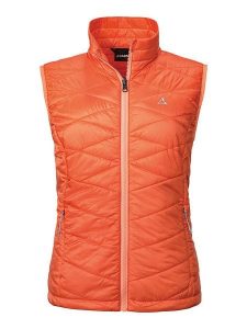 Schöffel Kamizelka turystyczna "Zipln!" w kolorze pomarańczowym rozmiar: 46. Pomarańczowe kamizelki Schöffel, bez wzorów, bez kołnierzyka, bez ramiączek, bez kaptura. Za 283,48 zł.