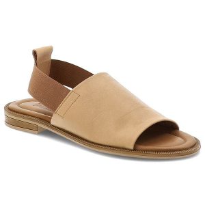 Sandały damskie Artiker, cholewka ze skóry naturalnej szeroki pasek z przodu płaska podeszwa, beżowe, 58C2165. Brązowe sandały ARTIKER, bez wzorów, ze skóry, bez obcasa, na płaskiej podeszwie, bez zapięcia. Za 199,00 zł.