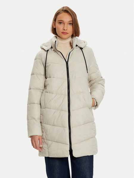 Kaffe Kurtka zimowa Susanne 10508810 Beżowy Regular Fit. Brązowe kurtki Kaffe, na zimę, bez wzorów, z syntetyku, bez kaptura. Za 249,99 zł.