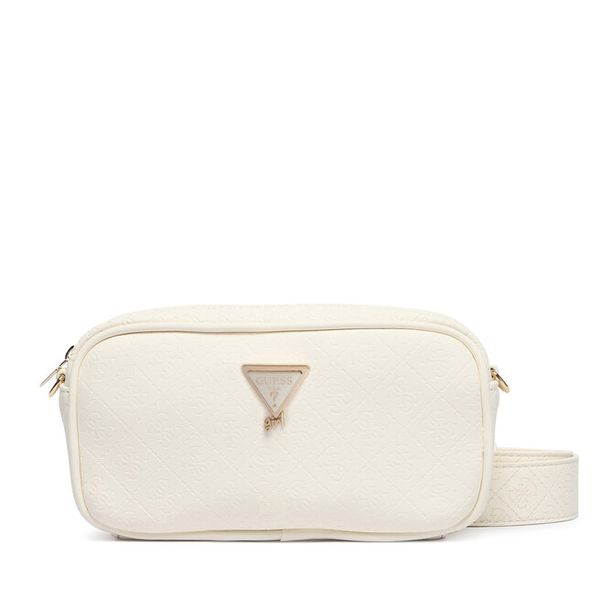 Torebka Guess. Białe listonoszki Guess, z aplikacjami, bez dodatków. Za 284,99 zł.