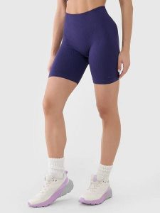 4F Szorty funkcyjne w kolorze niebieskim rozmiar: XS/S. Niebieskie spodenki sportowe 4f, s, bez wzorów, z materiału, na fitness i siłownię. Za 35,10 zł.