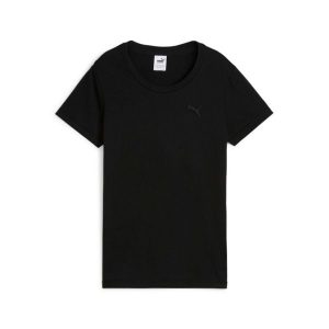 Koszulka damska Puma Better Essentials Mif. Czarne bluzki Puma, l, bez wzorów, sportowe, bez kołnierzyka, bez ramiączek. Za 148,95 zł.