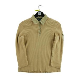 Second life - Damski beżowy sweter - Stan dobry. Brązowe golfy Ralph Lauren, bez wzorów. Za 101,48 zł.
