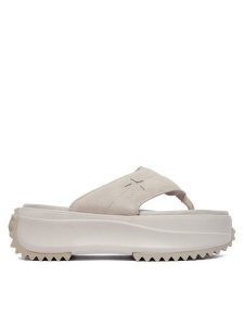 Converse Japonki A20651C Szary. Szare klapki Converse, bez wzorów, z materiału, bez obcasa. Za 379,99 zł.