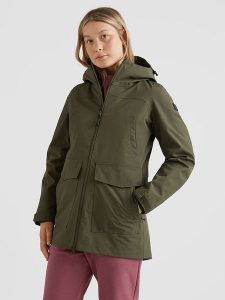 O'Neill Parka 3w1 "Journey" w kolorze khaki rozmiar: XS. Brązowe płaszcze O'Neill, m, bez wzorów, bez kaptura. Za 426,06 zł.