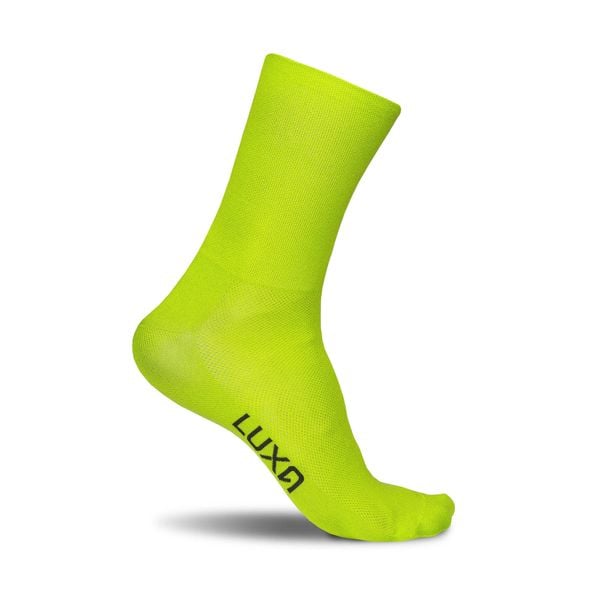 Skarpetki Rowerowe Unisex Luxa Classic. Zielone skarpetki LUXA, bez wzorów, z elastanu. Za 49,90 zł.