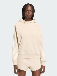 Adidas Bluza 164811 Beżowy Loose Fit. Brązowe bluzy ADIDAS, s, bez wzorów, bez kaptura. Za 298,99 zł.