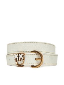 PINKO Pasek Damski Tamboril H2.5 Belt 102820 A158 Biały. Białe paski Pinko, bez wzorów, ze skóry. Za 389,99 zł.