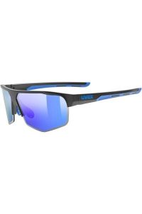 Okulary przeciwsłoneczne sportowe Axos Set. Czarne okulary przeciwsłoneczne UVEX. Za 293,63 zł.