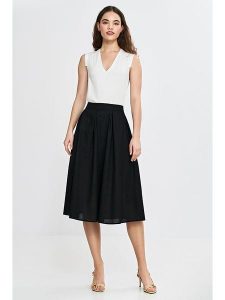 Nife Spódnica w kolorze czarnym rozmiar: 42. Czarne spódnice Nife, bez wzorów, midi. Za 170,87 zł.