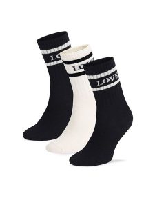 Fila Skarpety długie F3608-AW24 (3-pack) Czarny. Czarne skarpetki Fila, bez wzorów, z bawełny. Za 34,99 zł.