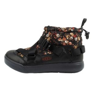 Buty śniegowce Keen Hoodzerra Wp 1026674 czarne. Czarne buty zimowe z gumy, bez obcasa, bez zapięcia. Za 692,27 zł.
