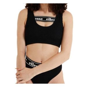Góra od bikini damska Ellesse Ekcle Top. Czarne bikini Ellesse, bez wzorów, z elastanu. W wyprzedaży za 70,00 zł.