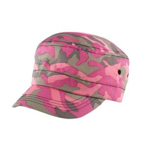 Czapka Urban Camo. Czerwone czapki RESULT HEADWEAR, bez wzorów, z bawełny. Za 49,99 zł.