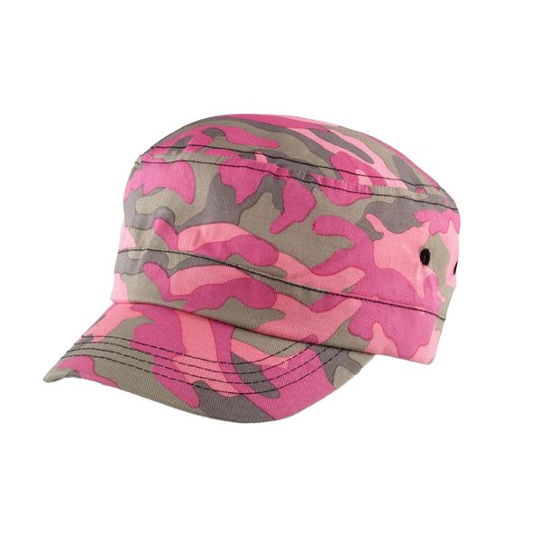 Czapka Urban Camo. Czerwone czapki RESULT HEADWEAR, bez wzorów, z bawełny. Za 49,99 zł.