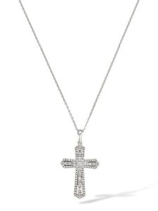 Maison héritage PARIS Złota zawieszka "Celestial Cross" z diamentami rozmiar: onesize. Szare zawieszki Maison héritage PARIS, z diamentem, złote. Za 2 174,99 zł.