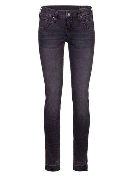 Herrlicher Dżinsy "Touch" - Slim fit - w kolorze czarnym rozmiar: W27. Czarne jeansy Herrlicher, bez wzorów. Za 137,95 zł.