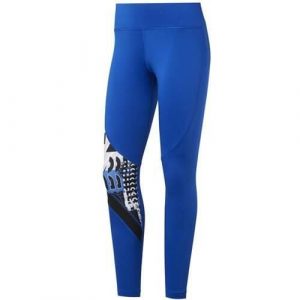 Spodnie treningowe damskie Reebok Wor Myt Aop Tight. Niebieskie spodnie dresowe Reebok, xs, bez wzorów. Za 148,00 zł.