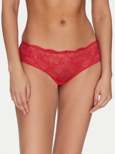 Wonderbra Figi klasyczne WB000BHQ Czerwony. Czerwone figi Wonderbra, bez wzorów, z syntetyku. Za 79,99 zł.
